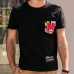 UMD "M" Logo Flag (Black) / Pocket Shirt