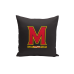 UMD "M" Logo (Black) / Throw Pillow