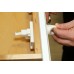 Qdos Adhesive Magnet Lock - US- White (4 Pack)